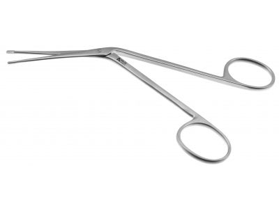 Hough Partial Stapedectomy Forceps, 3.0 Mm Blade, 5.0 Mm Jaws, Shaft 3" (75.0 Mm), Smooth Jaws, Angled 45 Degrees Right